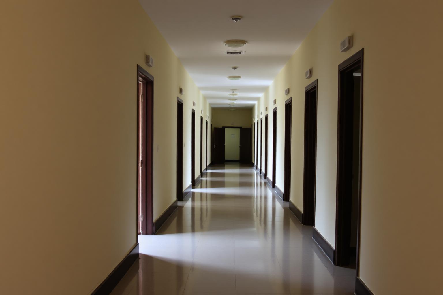 Koridor kawasan asrama pelajar